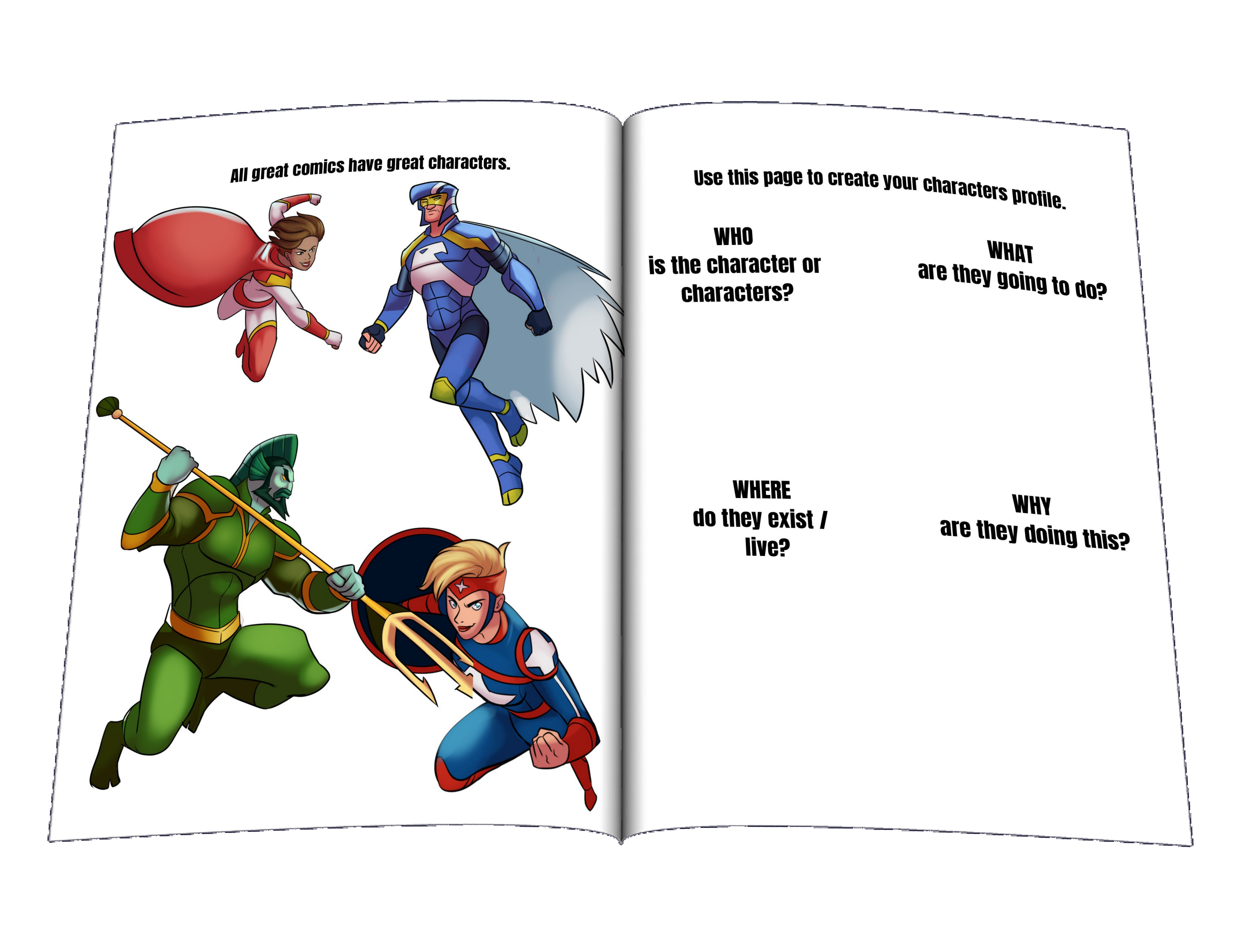 Comic Mania Workbook